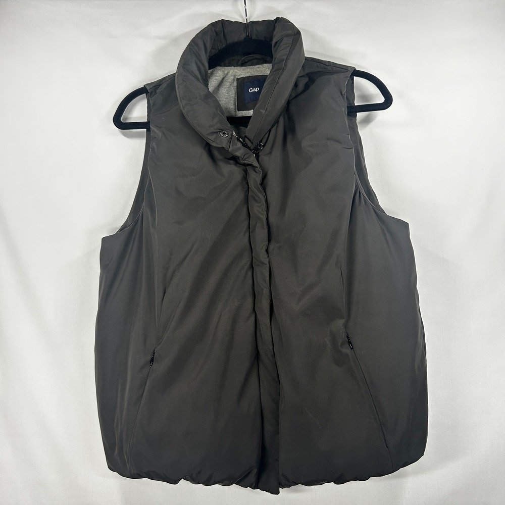 Mens Gap Dark Brown Puffer Vest Size L